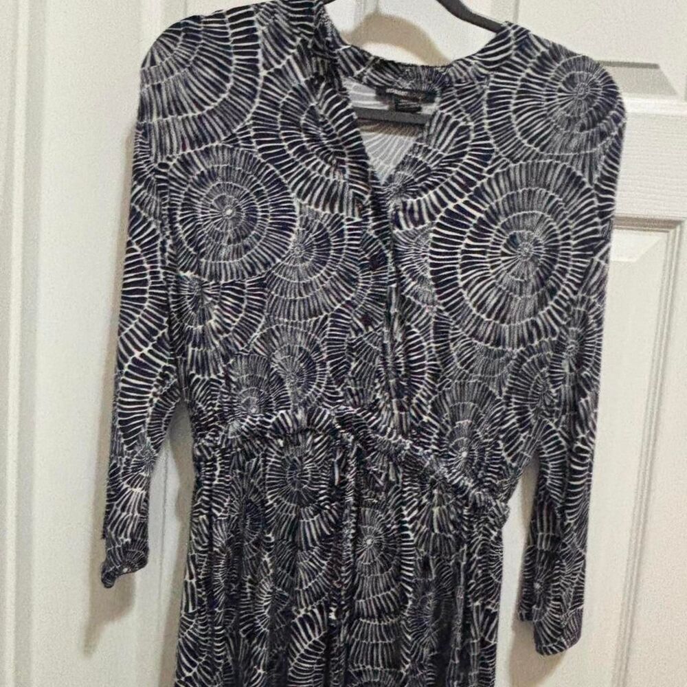 Unbranded Women's Blue and Grey Dress